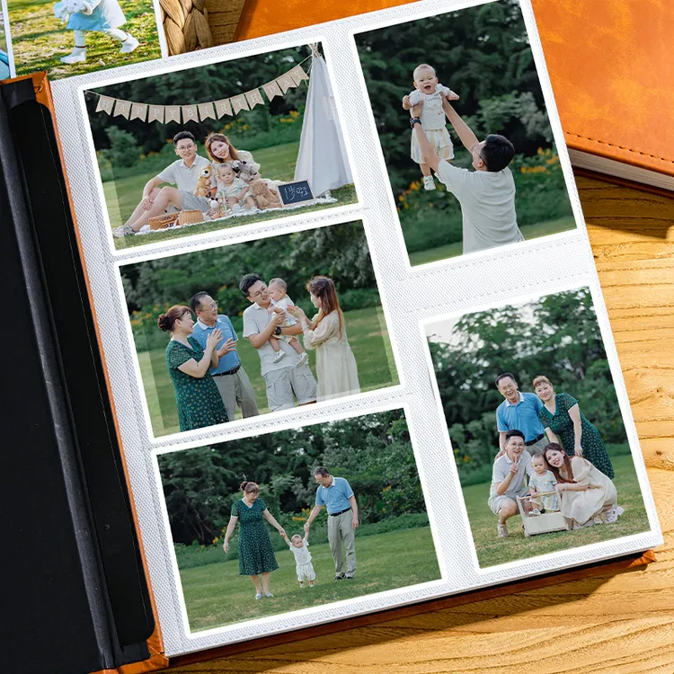 6寸1000张相册本家庭大容量5寸纪念册影集情侣插页式收纳相簿皮质