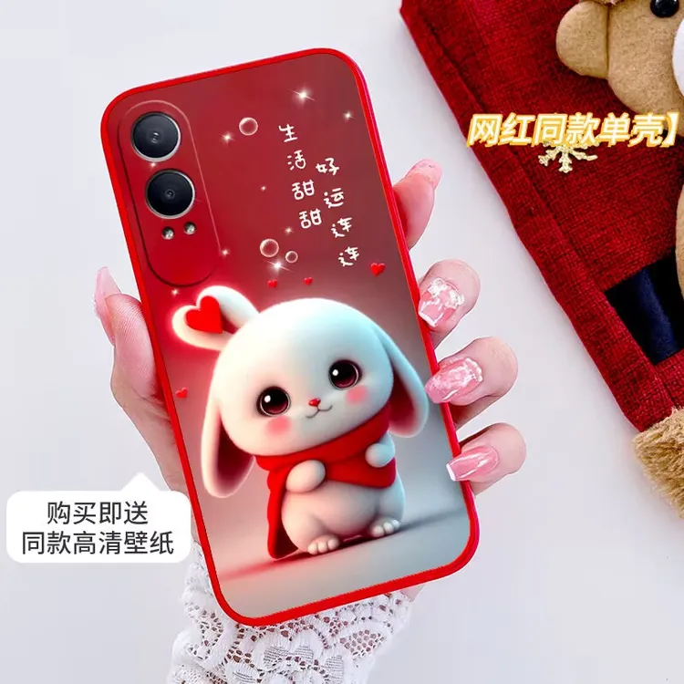 适用OPPO K12x手机壳PJT110全包边防摔硅胶软壳网红新款磨砂卡通