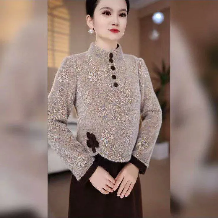 【雪狐绒】2025年冬季新款加绒加厚中长款过膝显瘦气质保暖连衣裙