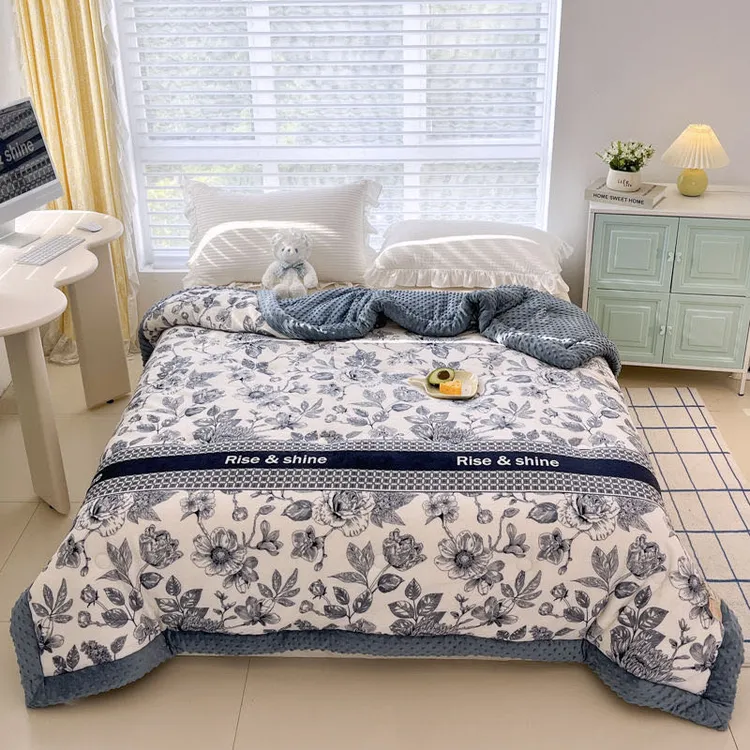 [爆品推荐]母婴级秋冬豆豆被安抚解压可机洗大豆被冬被可机洗水洗