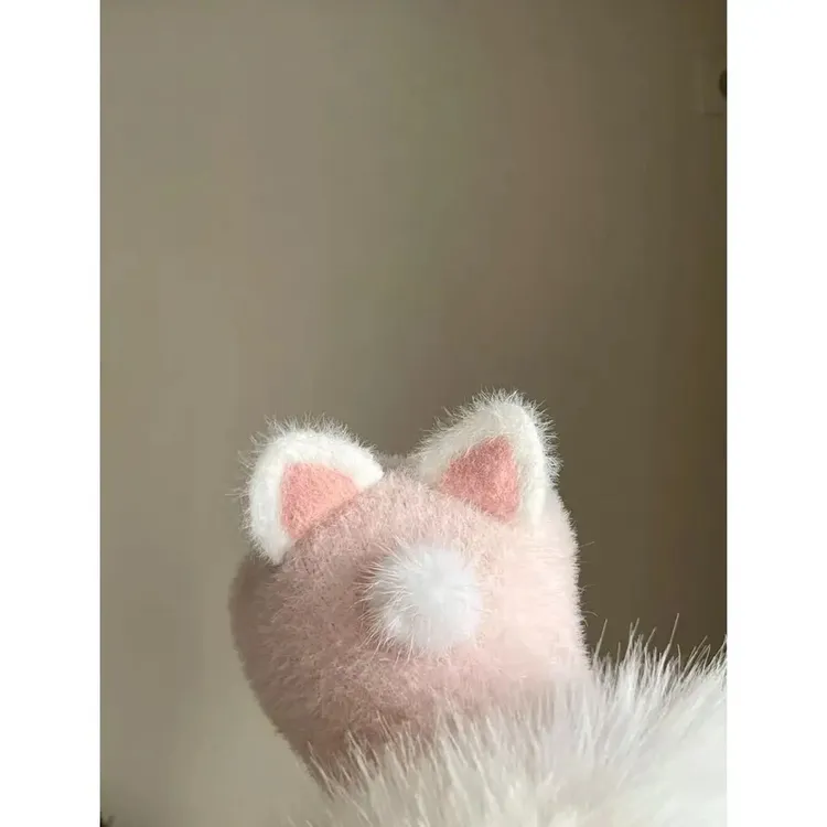 兔耳朵手套可爱小猫毛绒兔子保暖手套女冬少女心礼物