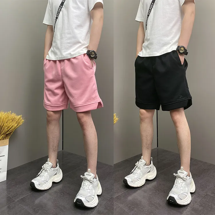 2025年夏季薄款潮流韩版痞帅四分裤青年男士原创高街休闲运动卫裤