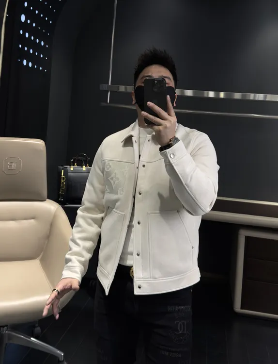 【马哥严选】高级洋气男士翻领商务休闲鹿皮绒羽绒服帅2025秋冬新款