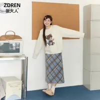 张大人【5折清仓现货秒发】微胖妹妹韩系显瘦减龄休闲百搭毛衣