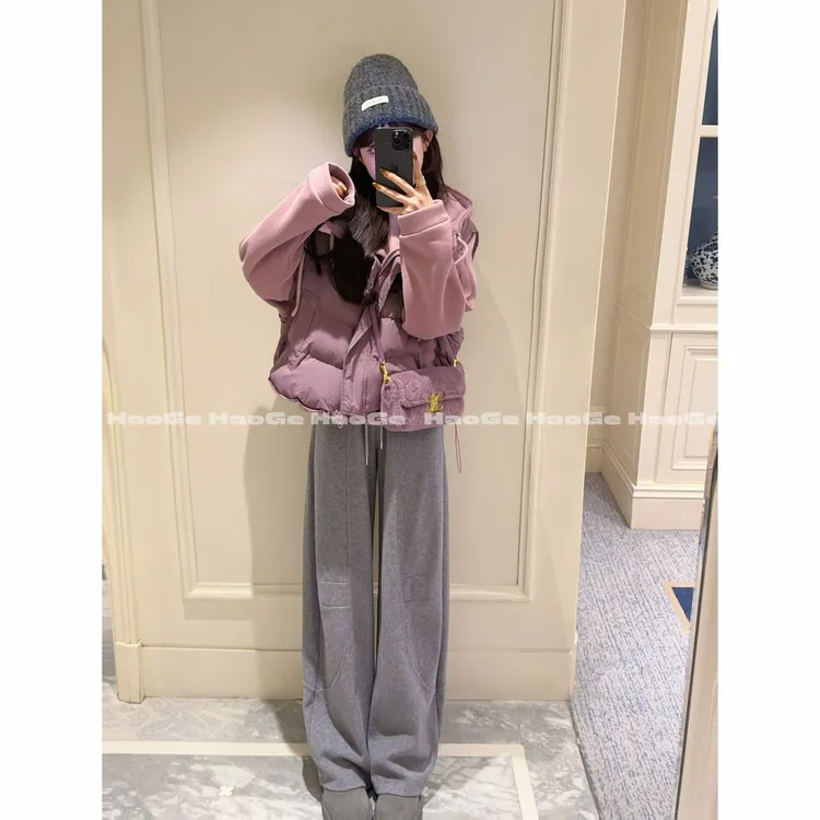 浩哥严选●暖焦巴斯克HGQ5TZ4610A羽绒服套装预短款秋冬百搭时尚款