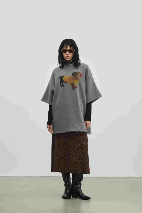 GGAHOLIDAY美式时尚休闲宽松潮流百搭复古简约定制显瘦大T-154247