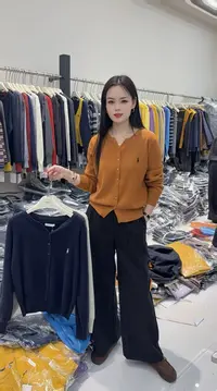 【梦雪严选】2025秋冬款韩系刺绣小V领甜美风针织毛衣开衫女