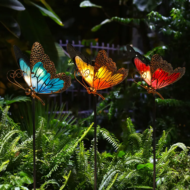 （爆款蝴蝶灯）太阳能户外灯室外装饰蝴蝶花园灯别墅景观氛围庭院灯