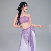 【椰楼专属】古典舞舞蹈服古风爵士亮片飘逸显瘦纱衣中国舞演出服