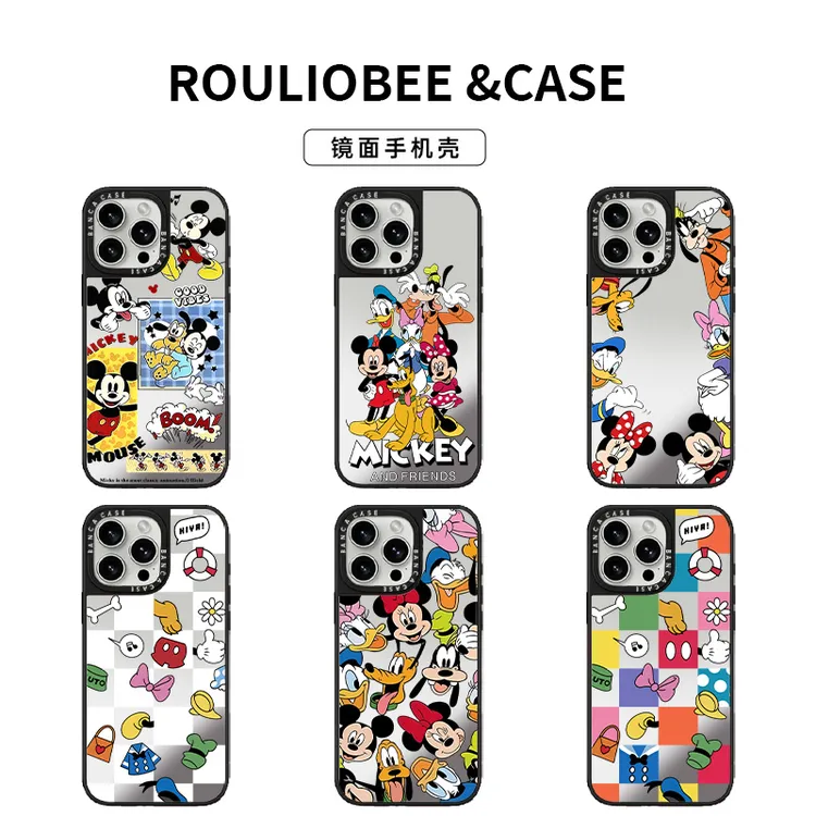 BANCA米奇系列合集适用苹果16promax镜面手机壳iPhone15/14高级13
