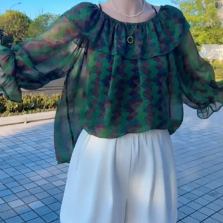 夏季休闲宽松碎花上衣百搭短裤女装