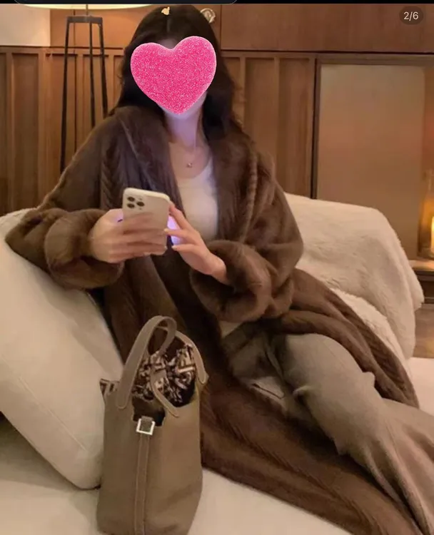 【小小辣专属】人造皮草 cc环保皮皮草草外套