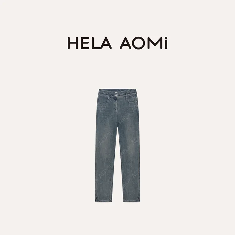 HELA AOMI “三明治牛仔”轻松无束缚弹力烟管牛仔裤CY5DC58713