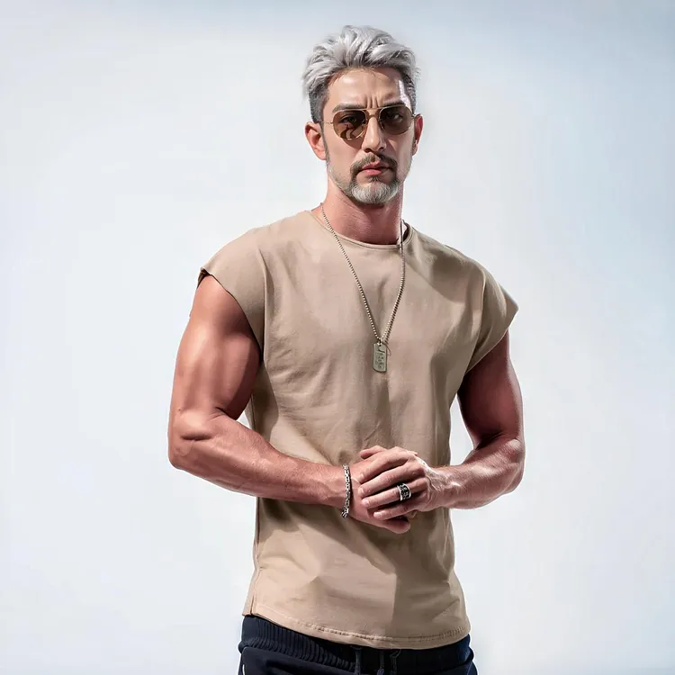 新款美式复古棉美式跑步百搭篮球无袖背心男款爆款2025新款