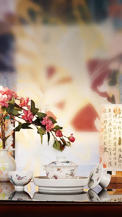 【宜景窑系列】蝶舞套组