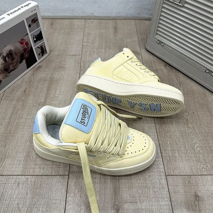 学生增高通用春季低跟休闲板鞋休闲小众百搭潮流潮鞋ins鞋子