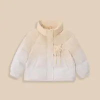 【羽绒】冬季休闲洋气时尚韩版加厚保暖百搭童装亲子装渐变羽绒服