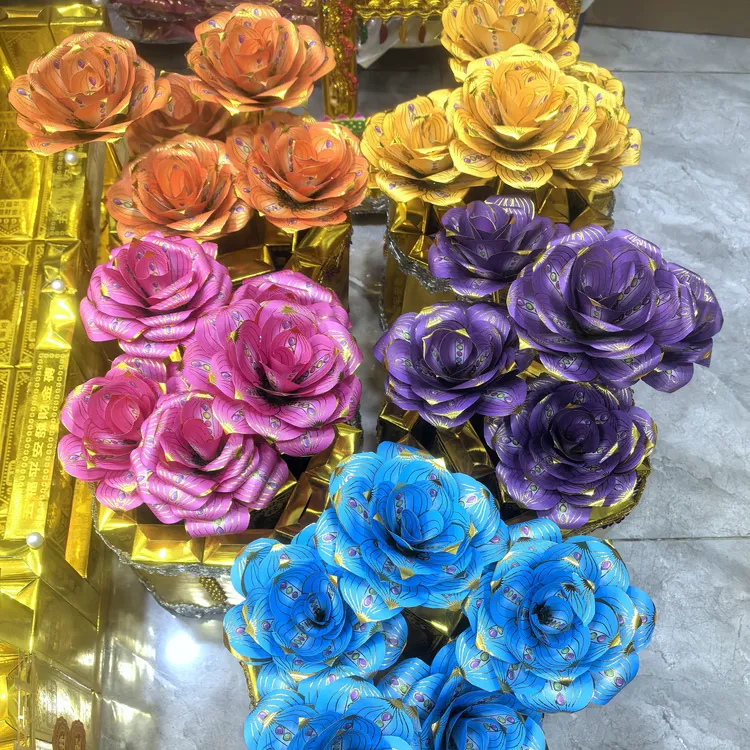 五七花折纸半成品材料包带教程可自选颜色