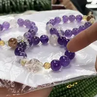 【小耿珠宝】紫水晶DIY手串（多样性发其一）