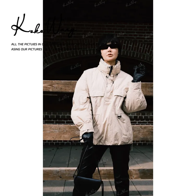 KOKO WANG【漫游者】半拉链休闲工装风时尚羽绒外套N7315I06W01