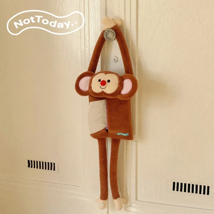 NotToday | 微笑马喽纸巾袋卧室客厅车载挂壁式悬挂纸巾盒