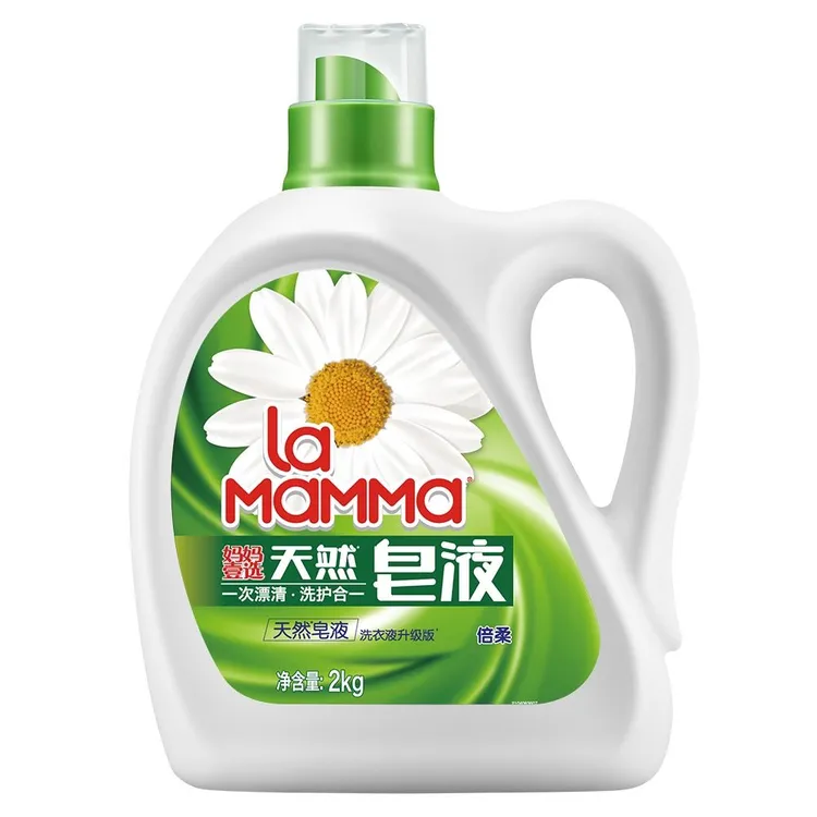 La妈妈壹选天然植皂洗衣液倍柔2kg
