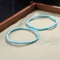 【举石臻选】TA0927-3793-49绿松石手串(一件/多样性发/约3mm）H