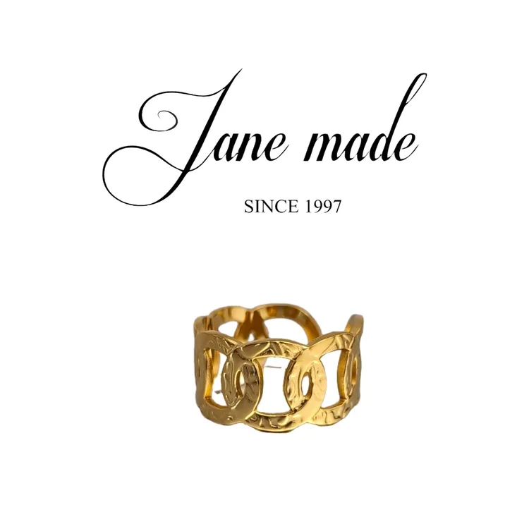 合金戒指 Jane made设计镂空复古戒指气质时尚轻奢小众高级感情侣