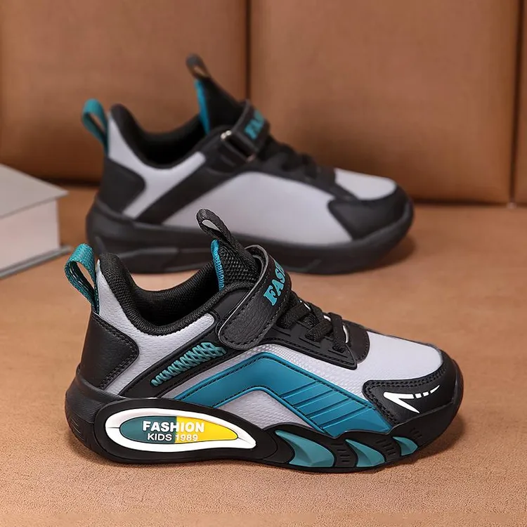 安­­踏联名适用儿童鞋2025秋冬季新款轻巧男童运动鞋皮面学生跑步