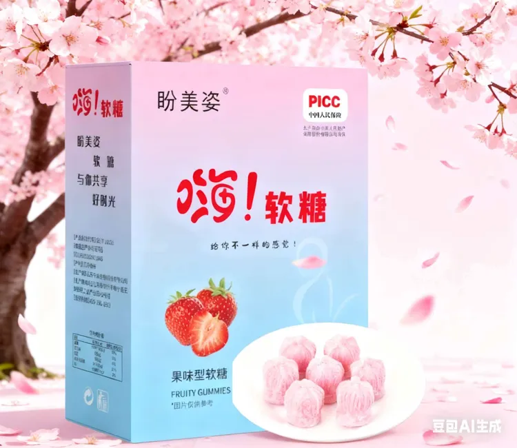 盼美姿升级款嗨吃软糖【一盒15颗】