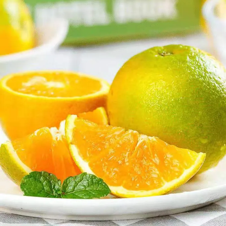 夏橙榨汁橙夏橙批发摆摊榨汁花皮果酸甜口感榨汁橙子100斤
