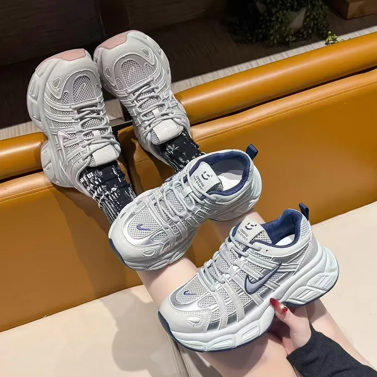 春季时尚休闲鞋网面潮鞋春秋透气老爹鞋休闲鞋老爹鞋网红百搭