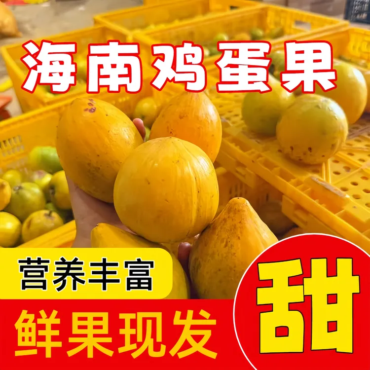 鸡蛋果蛋黄果正宗云南西双版纳粉糯香甜热带当季孕妇水果现摘现发