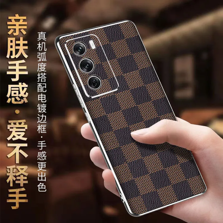 适用OPPOReno12手机壳新款Reno12pro轻奢素皮保护套男女电镀软边