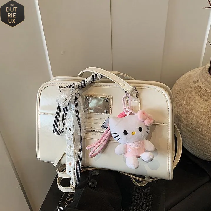 潮流时尚机车风腋下包包女2025新款高级感小众单肩包高级感双肩包