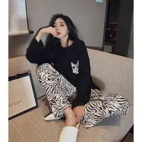 特！门店17&9！营造氛围感！春秋休闲斑马纹女式休闲裤L70944