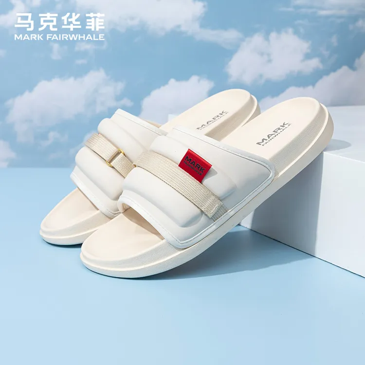 马克华菲高档时尚男士拖鞋2025新款夏季痞帅户外出穿沙滩防滑凉拖