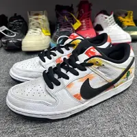 44码 二手99新 nike dunk 白外星人