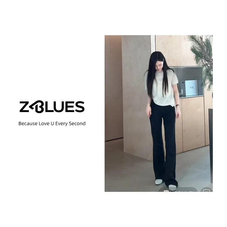 Z.blues【轻法热潮】醋酸棉高弹喇叭牛仔裤YZQSHNZ215