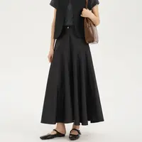 张小某小众女装女生韩系ins衣服拼接半松紧半身裙 Q1848