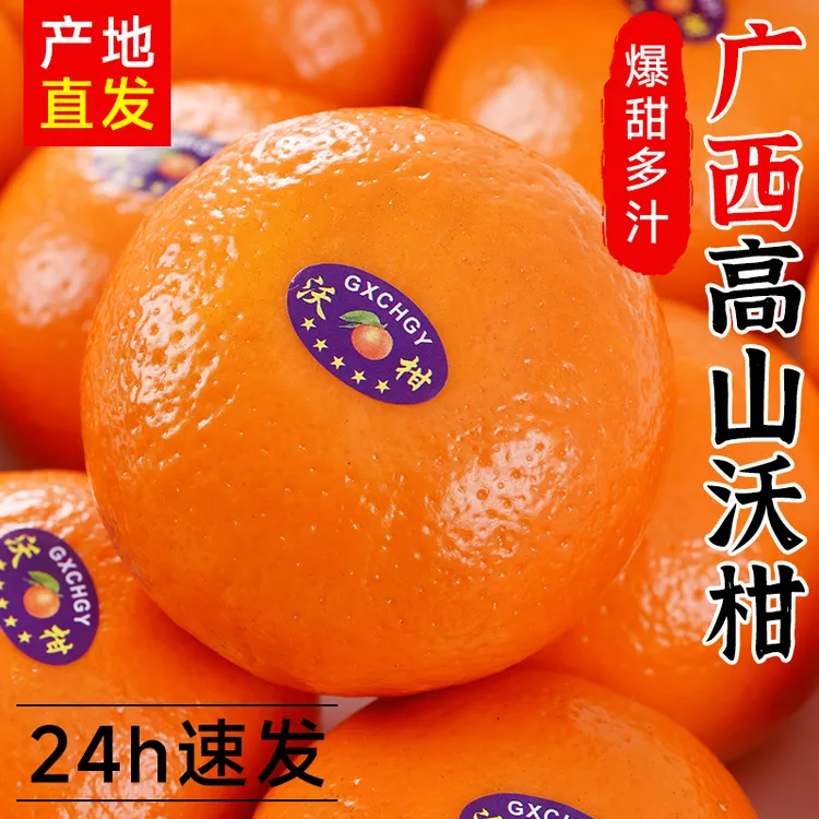 正宗广西头茬沃柑新鲜橘子水果当季一级沙糖蜜橘砂糖柑橘大果整箱