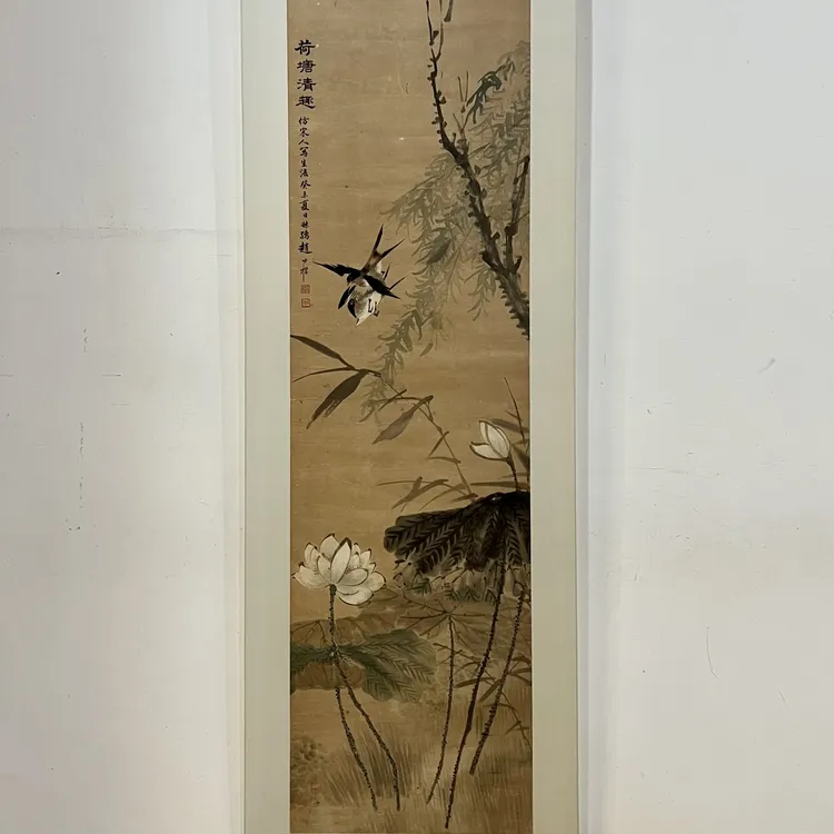 手工錾刻铜雕画客厅玄关沙发背景墙装饰画