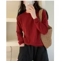 特！门店24&9！含绵羊毛套头圆领女式针织衫Z00449