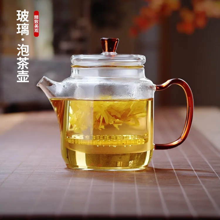 耐高温家用过滤泡茶壶加厚煮茶壶茶水分离功夫花茶壶