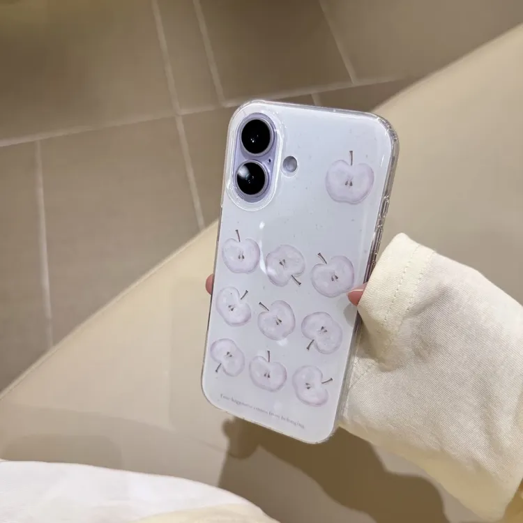 BANCA韩风紫色苹果适用iPhone17/16大孔手机壳华为vivo小米15oppo