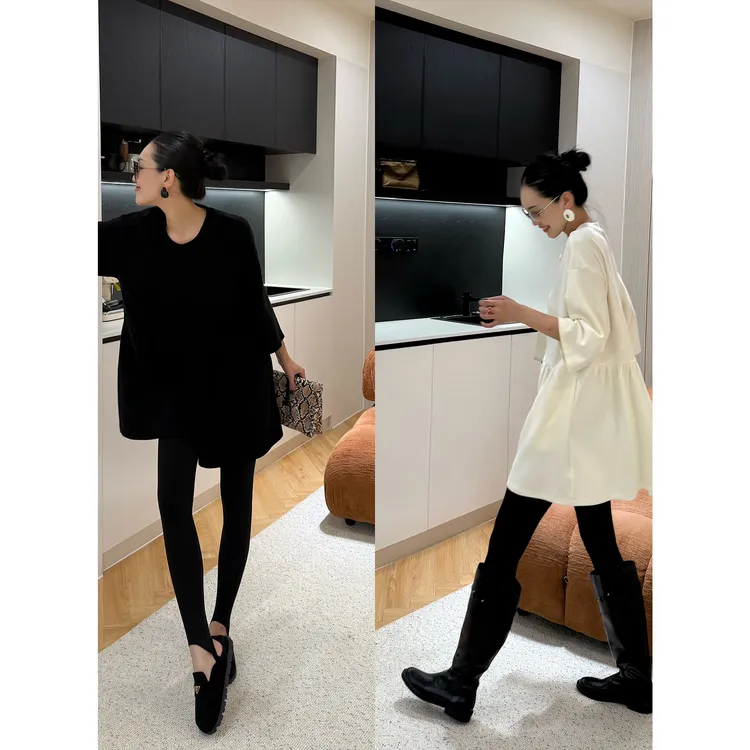 紫紫   意法娃娃衫  绵羊毛柔软绒绒松弛减龄三季上衣ZD09LZYL725