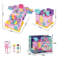 【直播】惊喜百变小屋迷你仿真别墅小屋百宝箱女玩具屋小实验