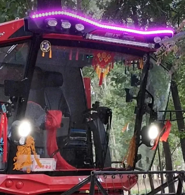 雷沃收割机跑马灯红头驾驶室24v专用双排高亮升级双排跑马灯2.4米