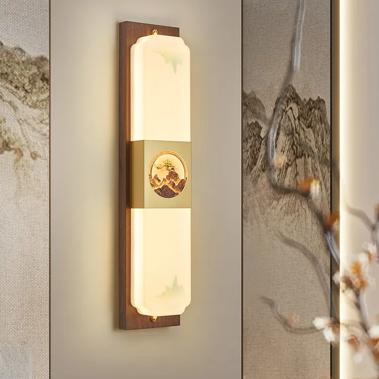 中国风客厅卧室壁灯电视背景墙家用灯床头灯玄关走廊2025灯玄关灯