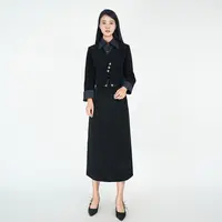 浒城古娘秋季国风舒适纯色显瘦时尚女套装WH05007127+WK05007127